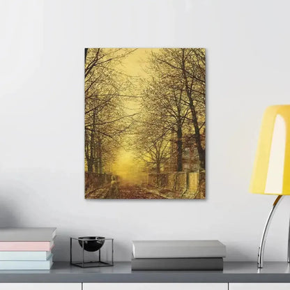 John Atkinson Grimshaw (1836-1893) A Golden Country Road - Canvas Wall Art - The Sticker Space