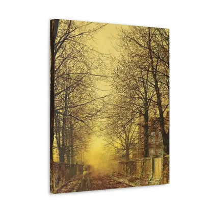 John Atkinson Grimshaw (1836-1893) A Golden Country Road - Canvas Wall Art - The Sticker Space