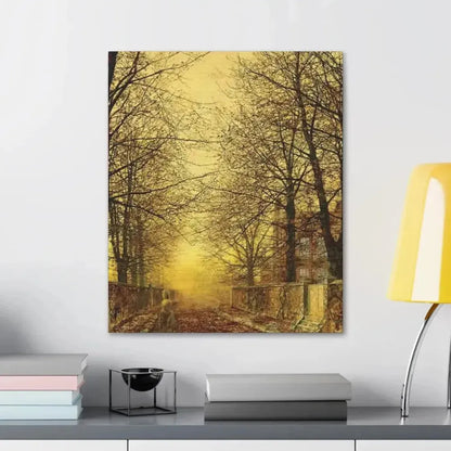 John Atkinson Grimshaw (1836-1893) A Golden Country Road - Canvas Wall Art - The Sticker Space
