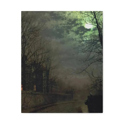 John Atkinson Grimshaw (1836-1893) A Lane In Headingley, Leeds - 1881 - Canvas Wall Art - The Sticker Space