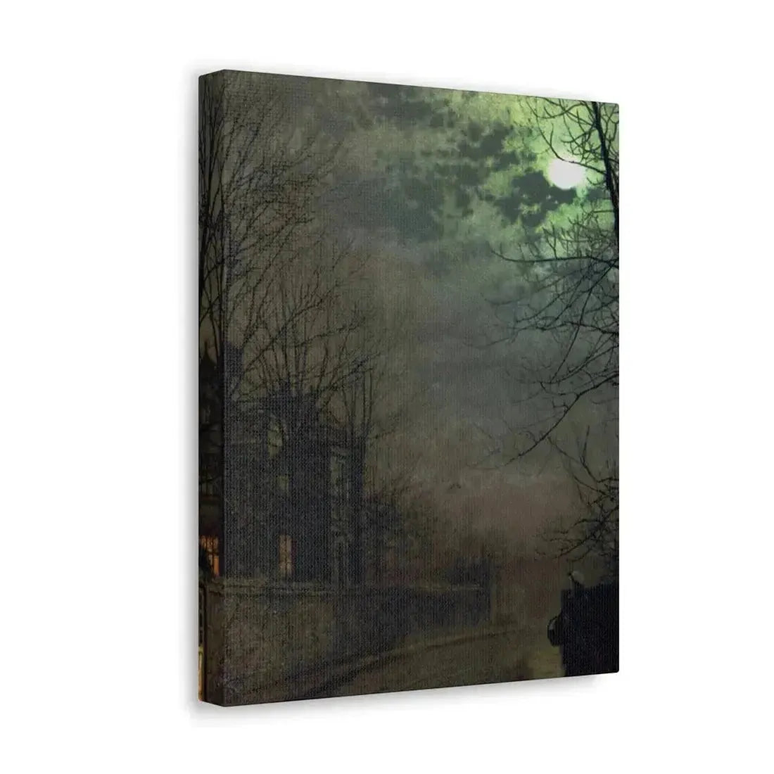 John Atkinson Grimshaw (1836-1893) A Lane In Headingley, Leeds - 1881 - Canvas Wall Art - The Sticker Space