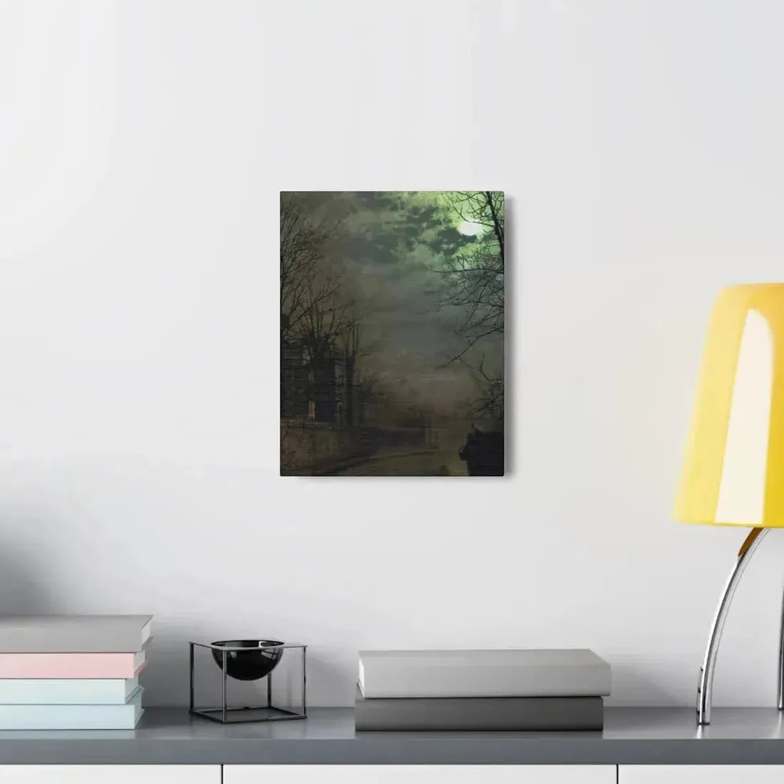 John Atkinson Grimshaw (1836-1893) A Lane In Headingley, Leeds - 1881 - Canvas Wall Art - The Sticker Space