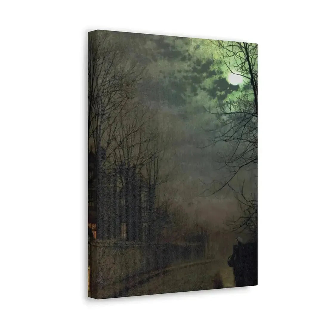 John Atkinson Grimshaw (1836-1893) A Lane In Headingley, Leeds - 1881 - Canvas Wall Art - The Sticker Space