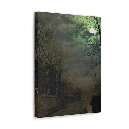 John Atkinson Grimshaw (1836-1893) A Lane In Headingley, Leeds - 1881 - Canvas Wall Art - The Sticker Space