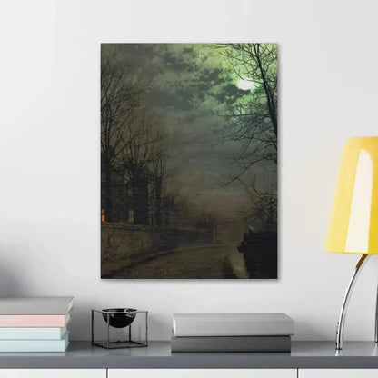 John Atkinson Grimshaw (1836-1893) A Lane In Headingley, Leeds - 1881 - Canvas Wall Art - The Sticker Space