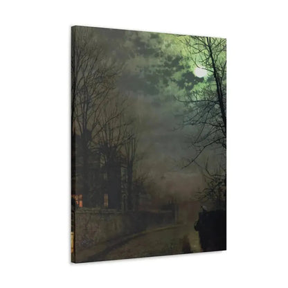 John Atkinson Grimshaw (1836-1893) A Lane In Headingley, Leeds - 1881 - Canvas Wall Art - The Sticker Space