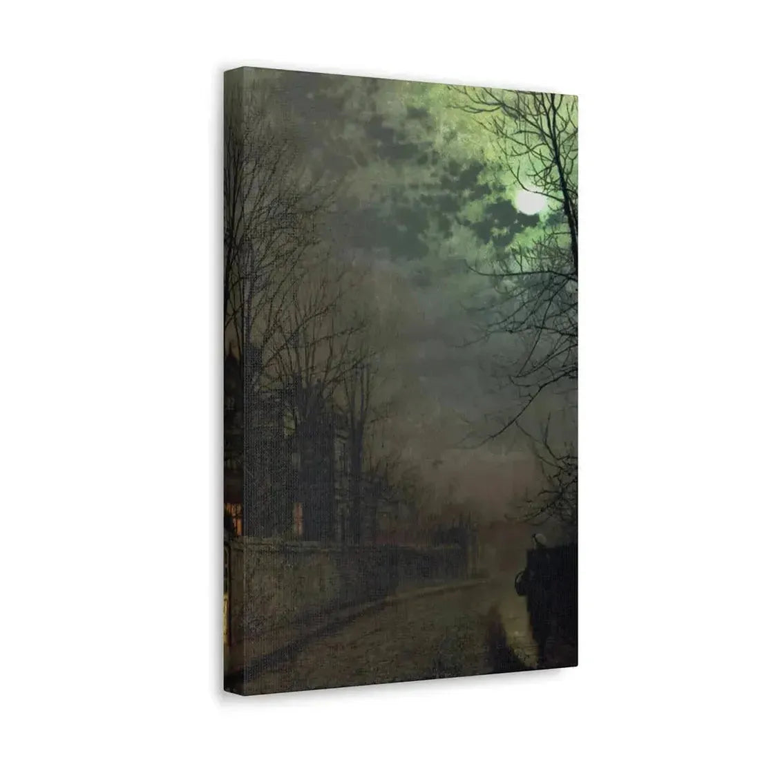 John Atkinson Grimshaw (1836-1893) A Lane In Headingley, Leeds - 1881 - Canvas Wall Art - The Sticker Space