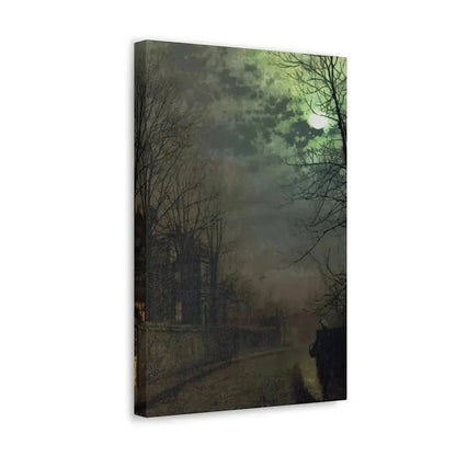 John Atkinson Grimshaw (1836-1893) A Lane In Headingley, Leeds - 1881 - Canvas Wall Art - The Sticker Space