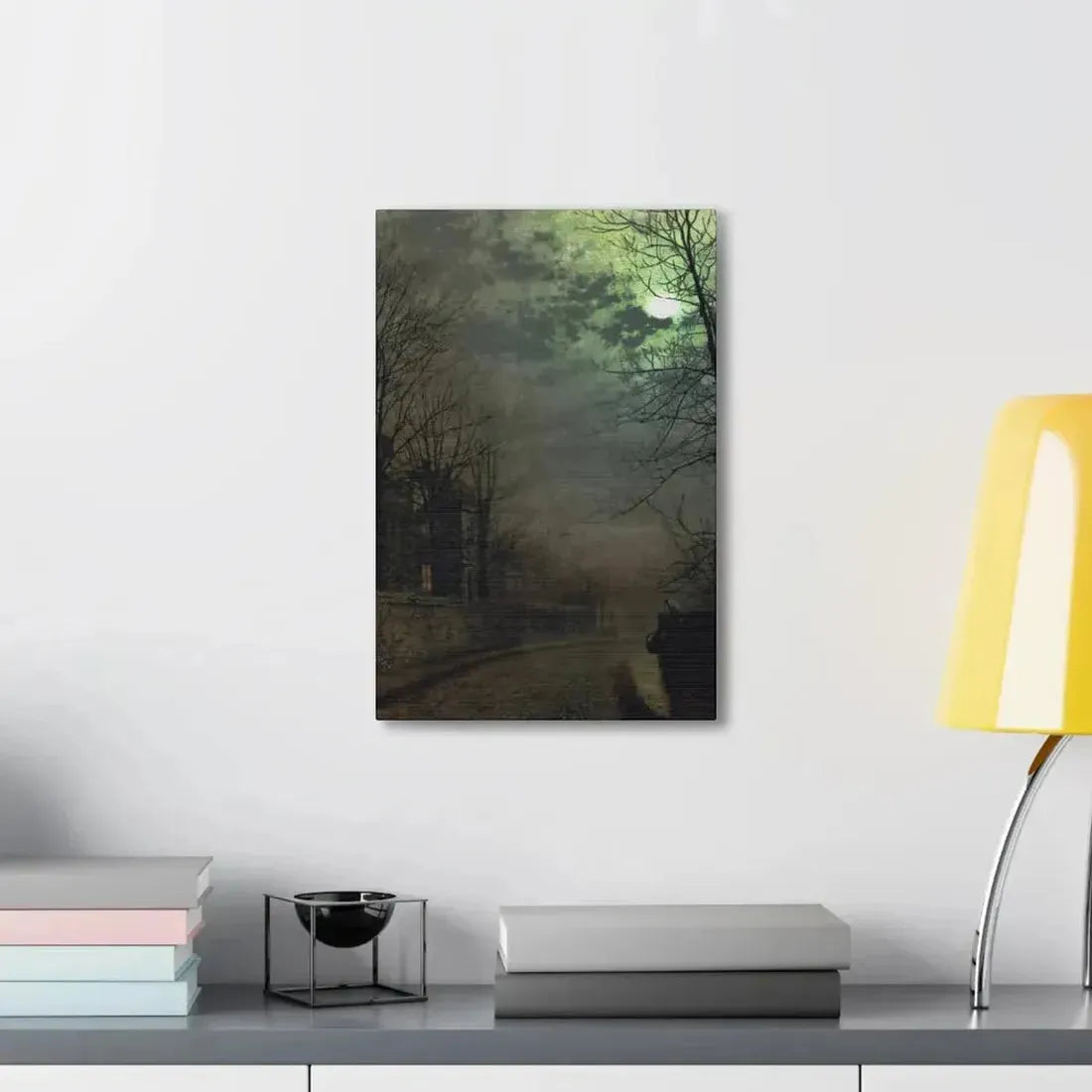 John Atkinson Grimshaw (1836-1893) A Lane In Headingley, Leeds - 1881 - Canvas Wall Art - The Sticker Space