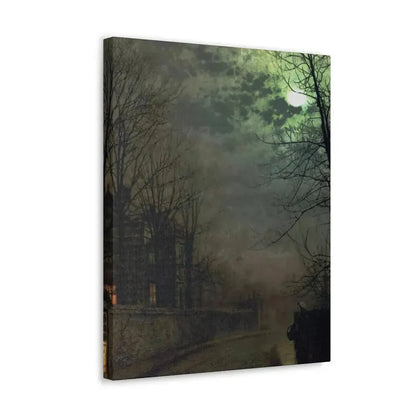 John Atkinson Grimshaw (1836-1893) A Lane In Headingley, Leeds - 1881 - Canvas Wall Art - The Sticker Space