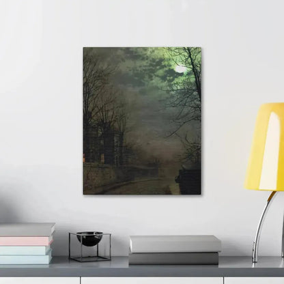 John Atkinson Grimshaw (1836-1893) A Lane In Headingley, Leeds - 1881 - Canvas Wall Art - The Sticker Space