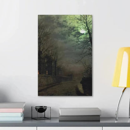John Atkinson Grimshaw (1836-1893) A Lane In Headingley, Leeds - 1881 - Canvas Wall Art - The Sticker Space