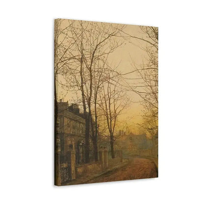 John Atkinson Grimshaw (1836-1893) An Autumn Idyll - 1885 - Canvas Wall Art - The Sticker Space