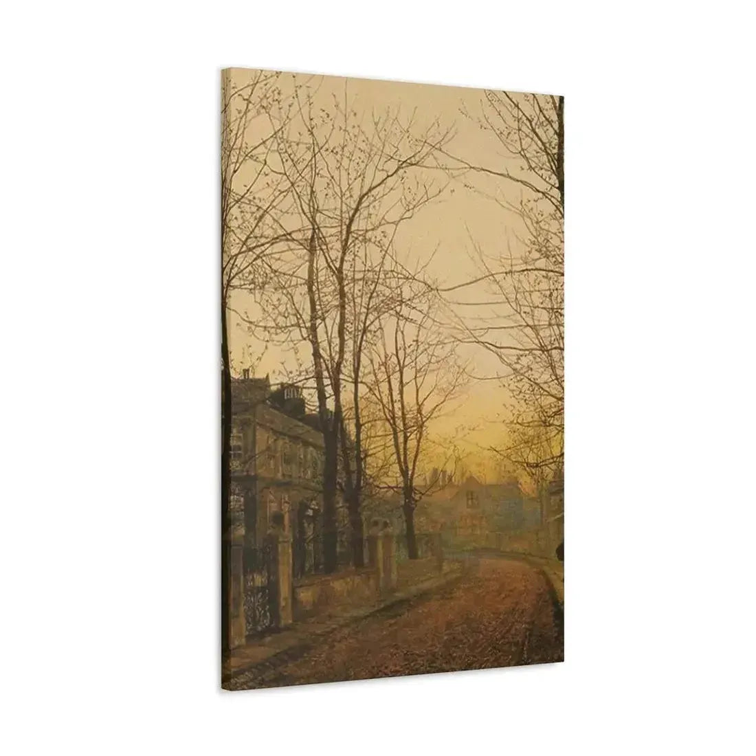 John Atkinson Grimshaw (1836-1893) An Autumn Idyll - 1885 - Canvas Wall Art - The Sticker Space