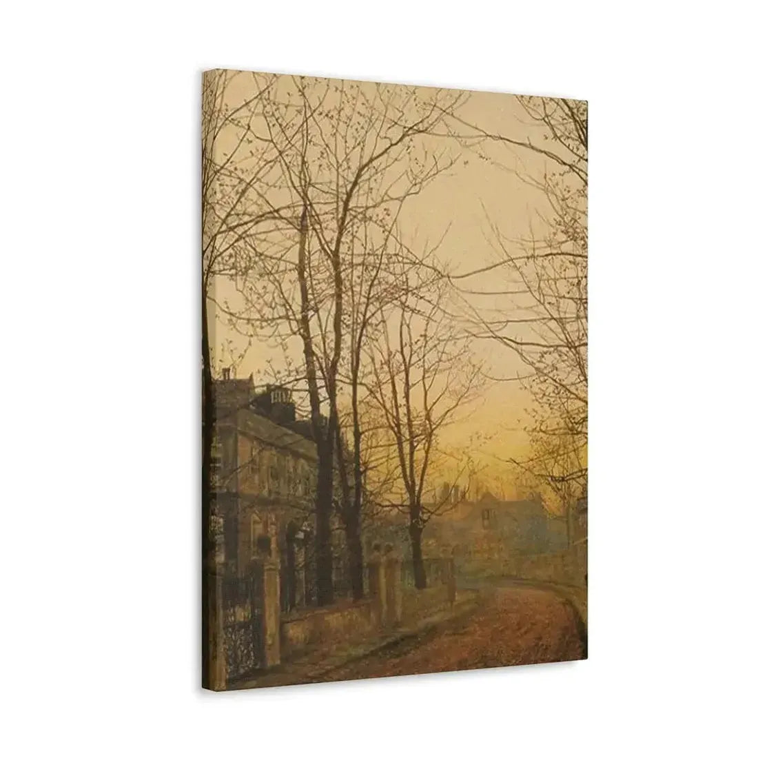 John Atkinson Grimshaw (1836-1893) An Autumn Idyll - 1885 - Canvas Wall Art - The Sticker Space
