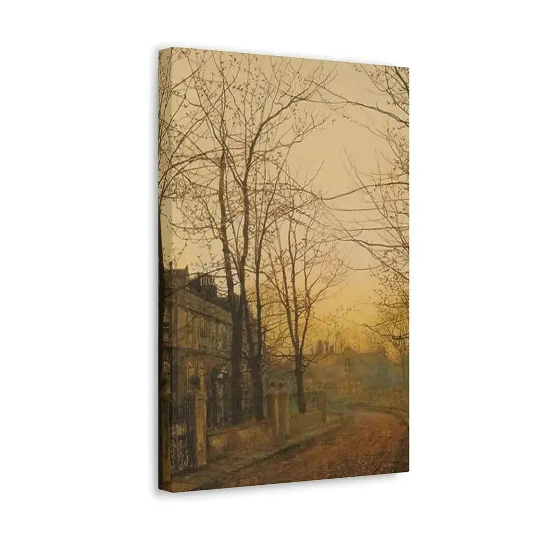 John Atkinson Grimshaw (1836-1893) An Autumn Idyll - 1885 - Canvas Wall Art - The Sticker Space