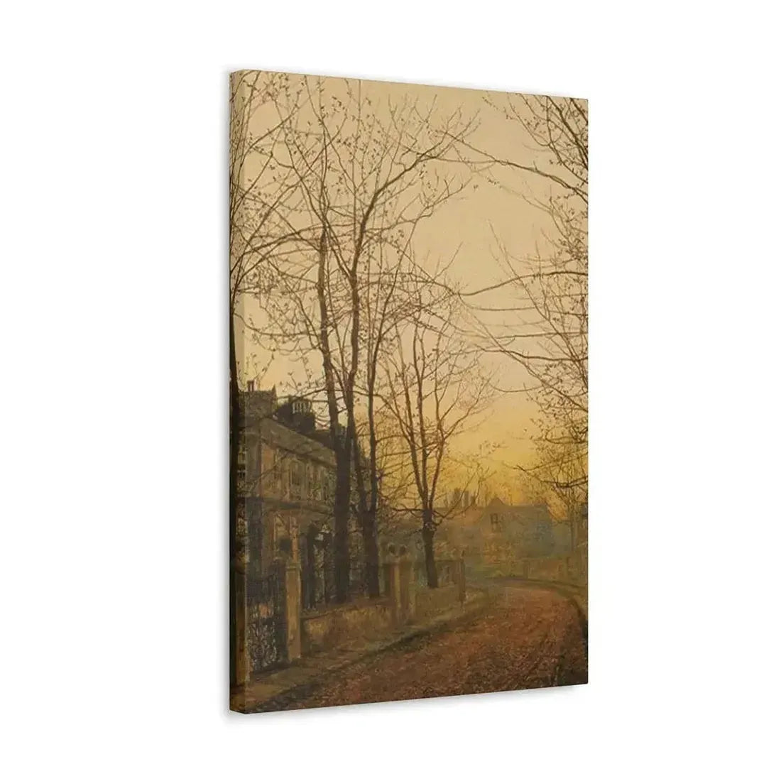 John Atkinson Grimshaw (1836-1893) An Autumn Idyll - 1885 - Canvas Wall Art - The Sticker Space