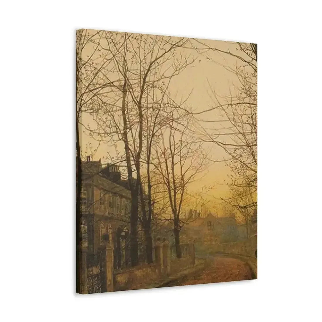 John Atkinson Grimshaw (1836-1893) An Autumn Idyll - 1885 - Canvas Wall Art - The Sticker Space