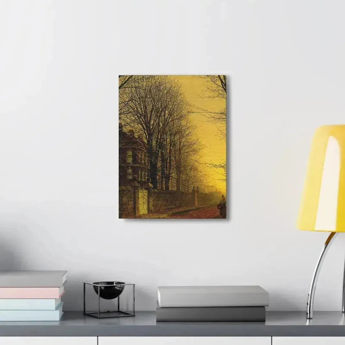 John Atkinson Grimshaw (1836-1893) Autumn Gold - Canvas Wall Art - The Sticker Space