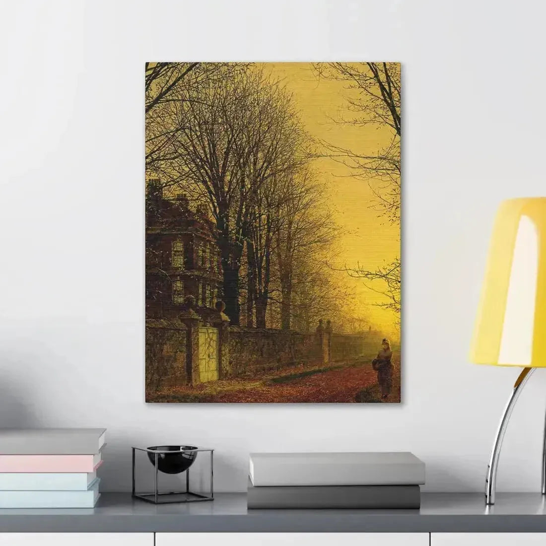 John Atkinson Grimshaw (1836-1893) Autumn Gold - Canvas Wall Art - The Sticker Space