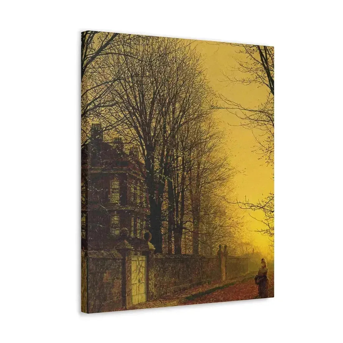 John Atkinson Grimshaw (1836-1893) Autumn Gold - Canvas Wall Art - The Sticker Space