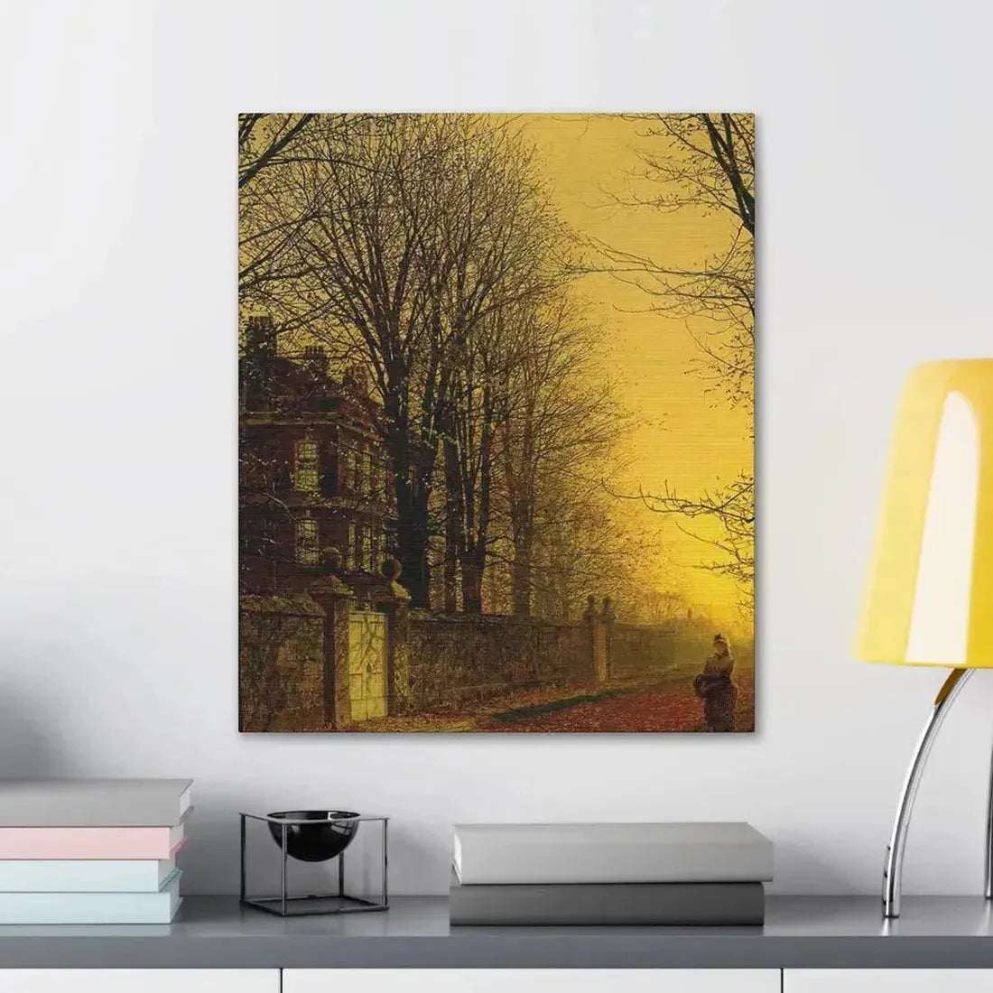 John Atkinson Grimshaw (1836-1893) Autumn Gold - Canvas Wall Art - The Sticker Space