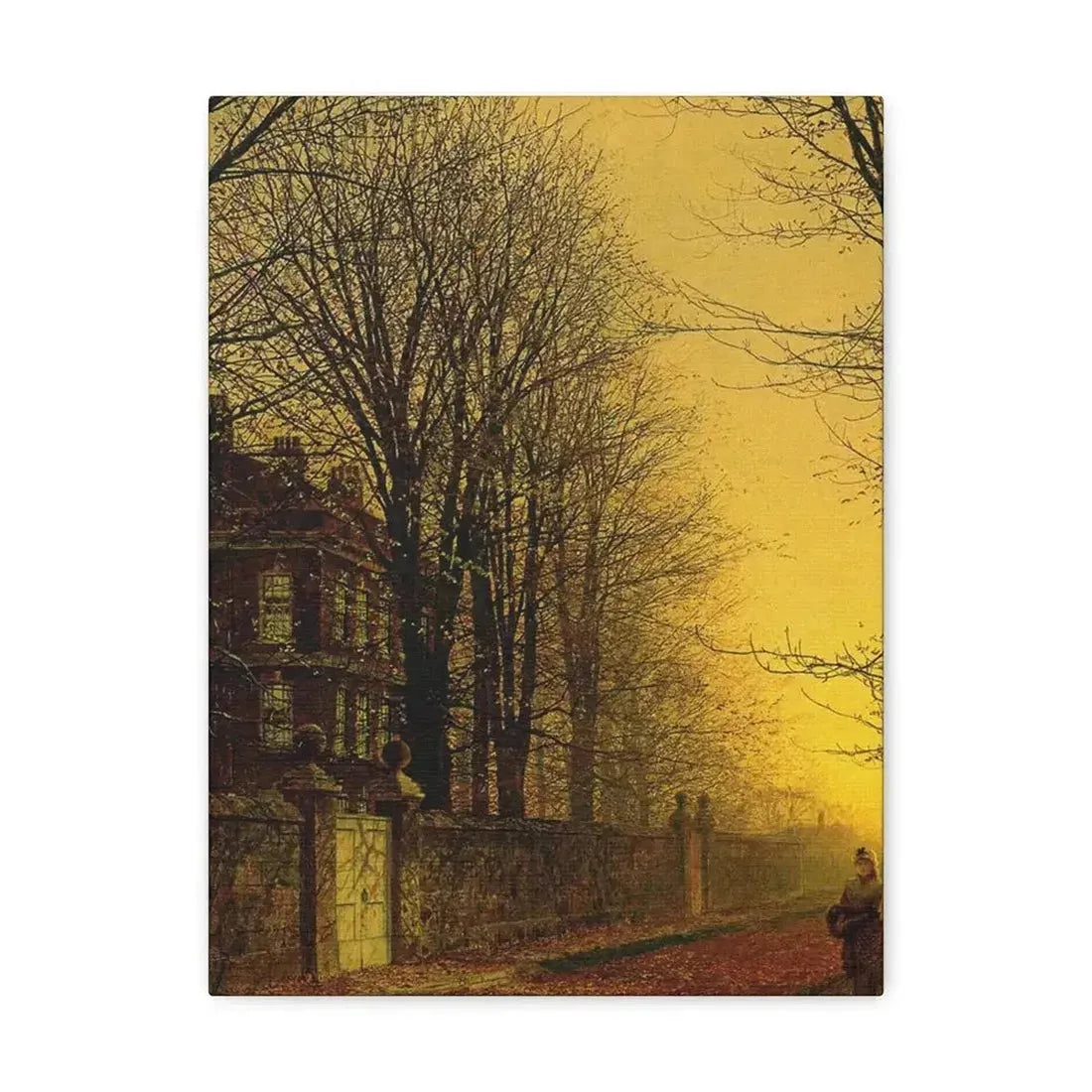 John Atkinson Grimshaw (1836-1893) Autumn Gold - Canvas Wall Art - The Sticker Space