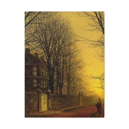 John Atkinson Grimshaw (1836-1893) Autumn Gold - Canvas Wall Art - The Sticker Space