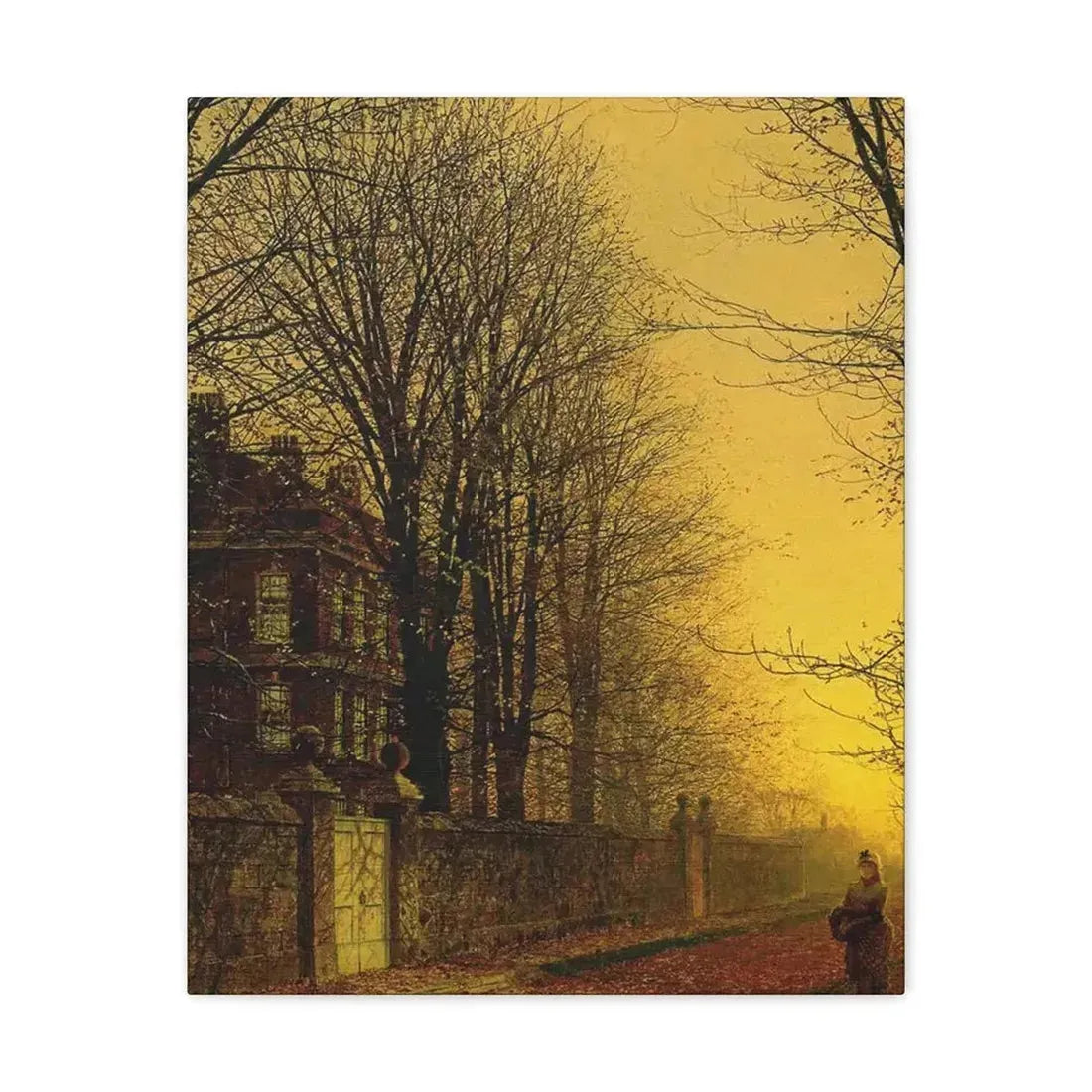 John Atkinson Grimshaw (1836-1893) Autumn Gold - Canvas Wall Art - The Sticker Space