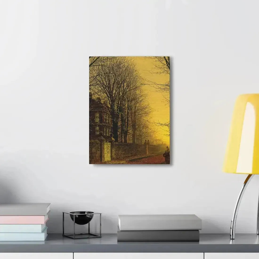 John Atkinson Grimshaw (1836-1893) Autumn Gold - Canvas Wall Art - The Sticker Space