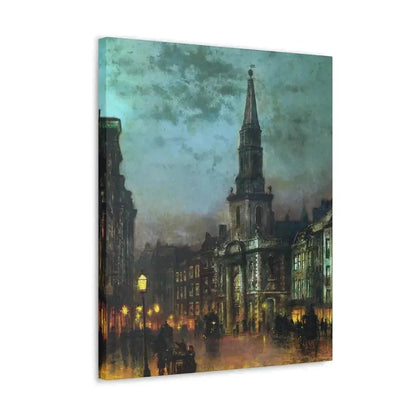 John Atkinson Grimshaw (1836-1893) Blackman Street, London - 1885 - Canvas Wall Art - The Sticker Space