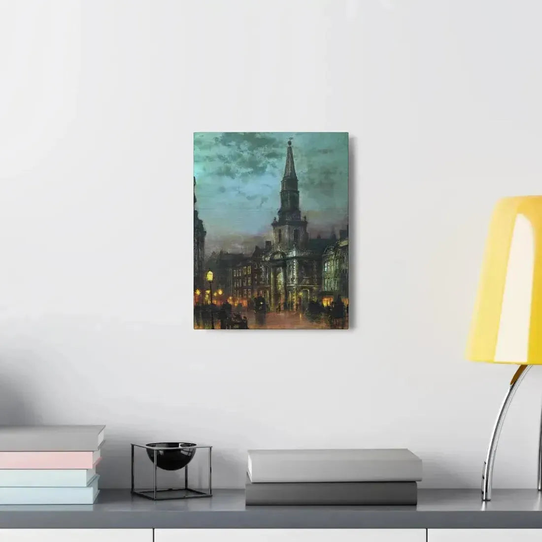 John Atkinson Grimshaw (1836-1893) Blackman Street, London - 1885 - Canvas Wall Art - The Sticker Space