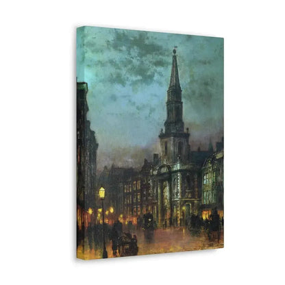 John Atkinson Grimshaw (1836-1893) Blackman Street, London - 1885 - Canvas Wall Art - The Sticker Space