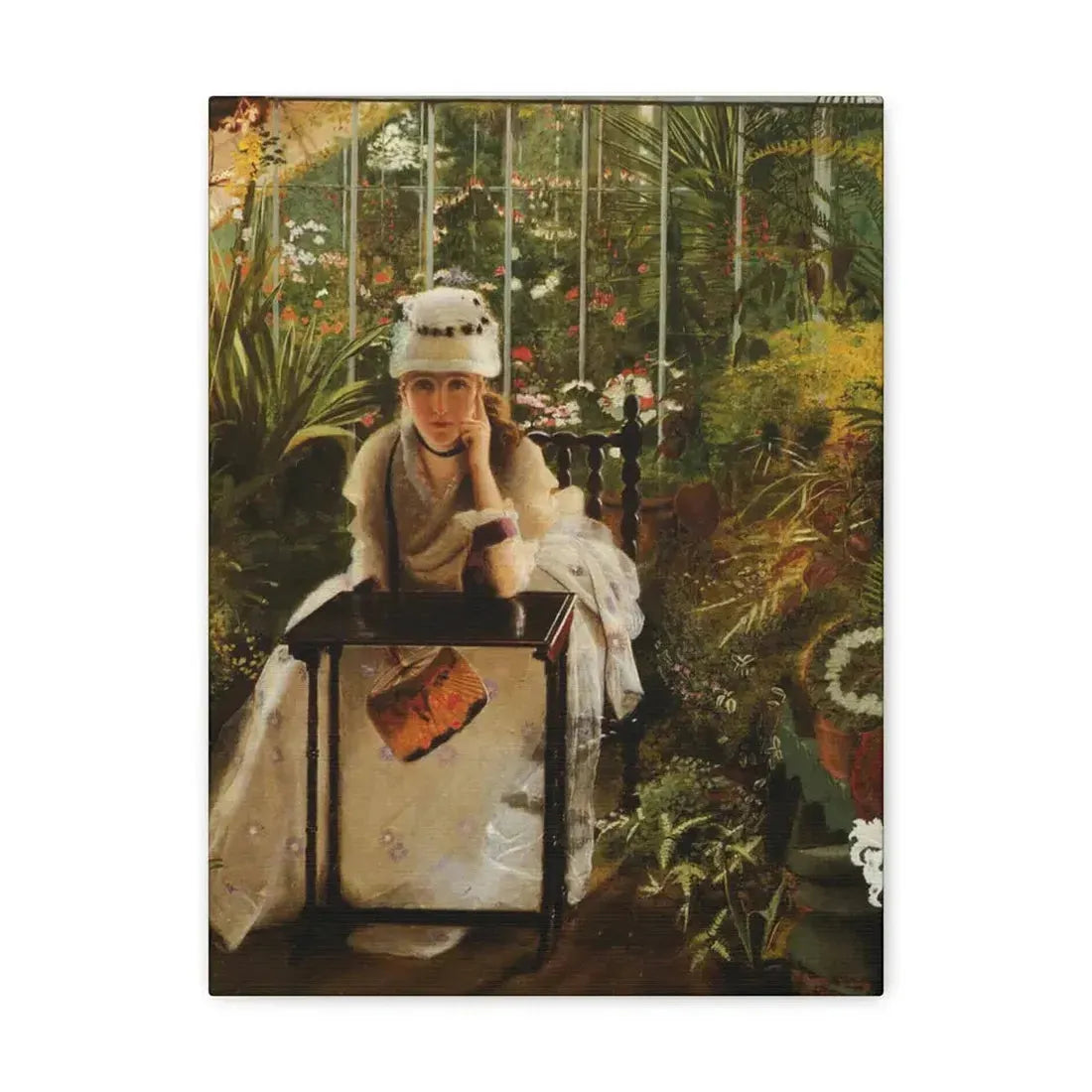 John Atkinson Grimshaw (1836-1893) Il Penseroso - Canvas Wall Art 12″ x 16″ 1.25" - The Sticker Space