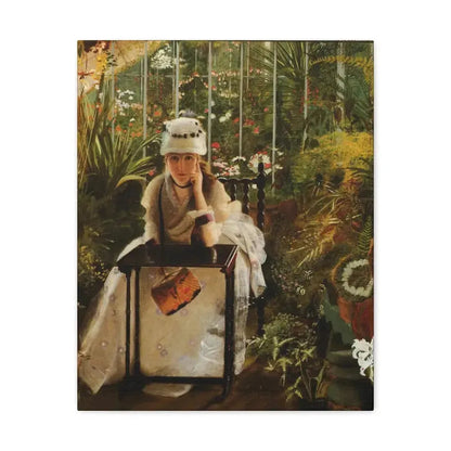 John Atkinson Grimshaw (1836-1893) Il Penseroso - Canvas Wall Art 16″ x 20″ 1.25" - The Sticker Space