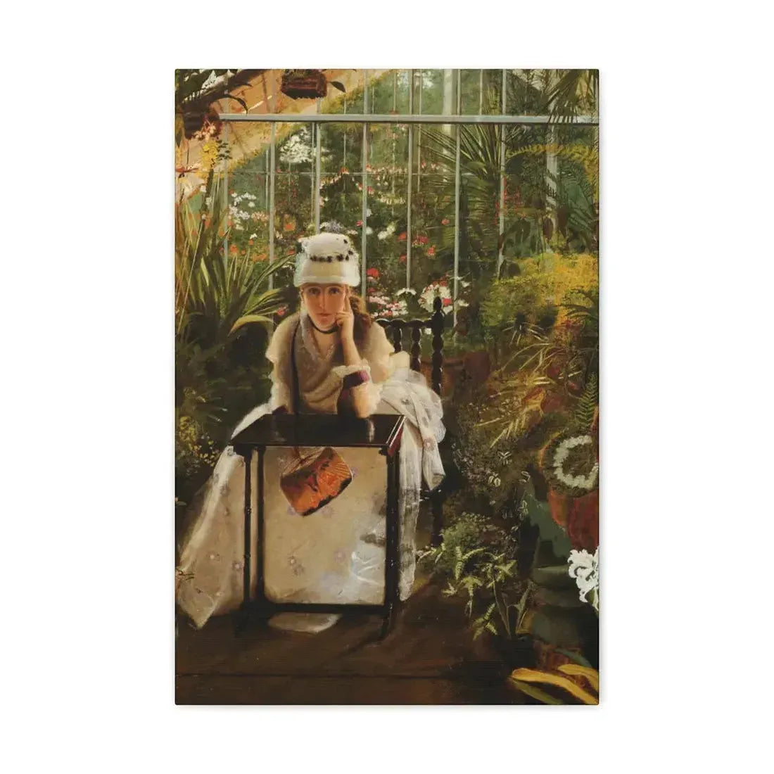 John Atkinson Grimshaw (1836-1893) Il Penseroso - Canvas Wall Art 16″ x 24″ 1.25" - The Sticker Space