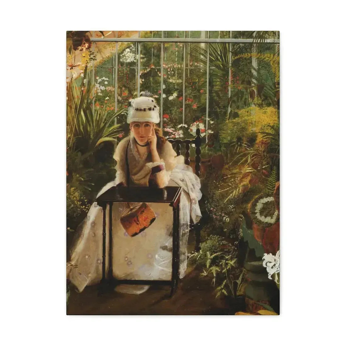 John Atkinson Grimshaw (1836-1893) Il Penseroso - Canvas Wall Art 18″ x 24″ 1.25" - The Sticker Space