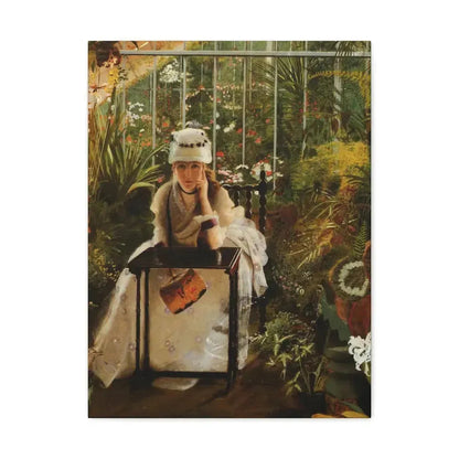 John Atkinson Grimshaw (1836-1893) Il Penseroso - Canvas Wall Art 18″ x 24″ 1.25" - The Sticker Space