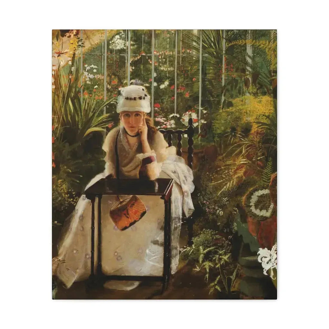 John Atkinson Grimshaw (1836-1893) Il Penseroso - Canvas Wall Art 20″ x 24″ 1.25" - The Sticker Space