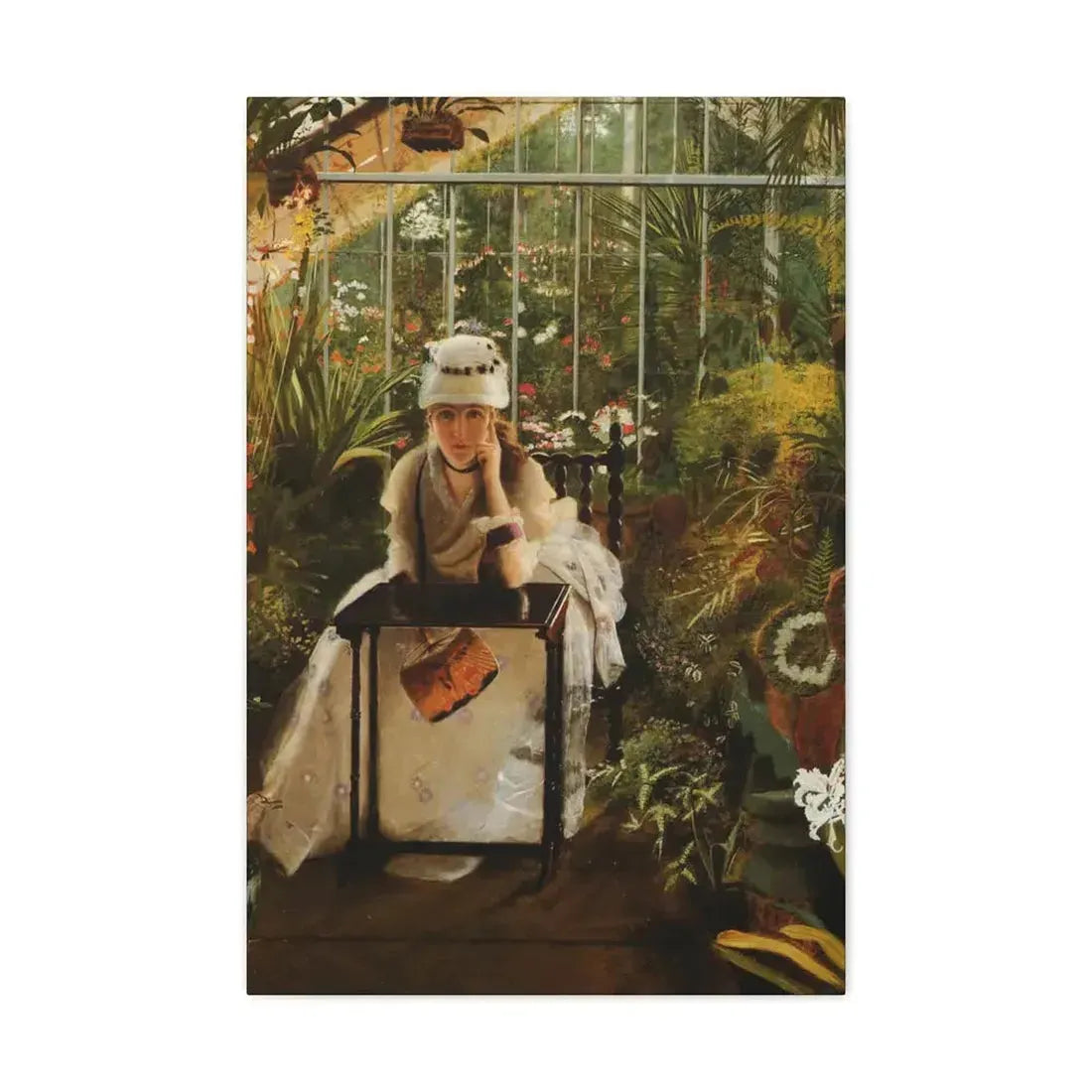 John Atkinson Grimshaw (1836-1893) Il Penseroso - Canvas Wall Art 20″ x 30″ 1.25" - The Sticker Space