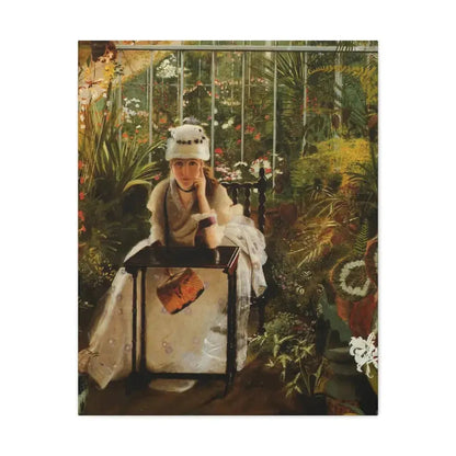 John Atkinson Grimshaw (1836-1893) Il Penseroso - Canvas Wall Art 24″ x 30″ 1.25" - The Sticker Space