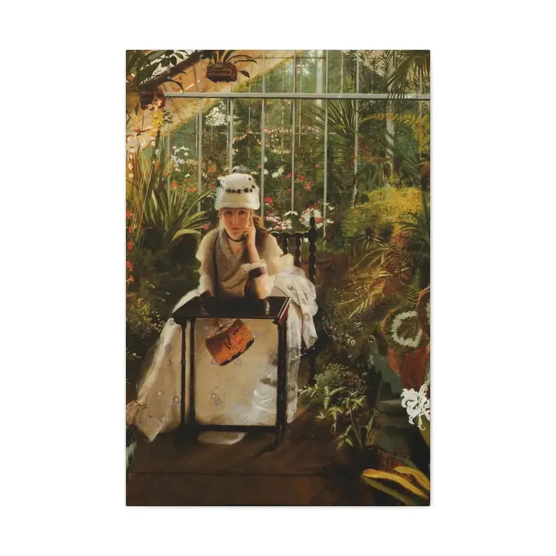 John Atkinson Grimshaw (1836-1893) Il Penseroso - Canvas Wall Art 24″ x 36″ 1.25" - The Sticker Space