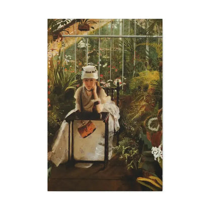 John Atkinson Grimshaw (1836-1893) Il Penseroso - Canvas Wall Art 24″ x 36″ 1.25" - The Sticker Space