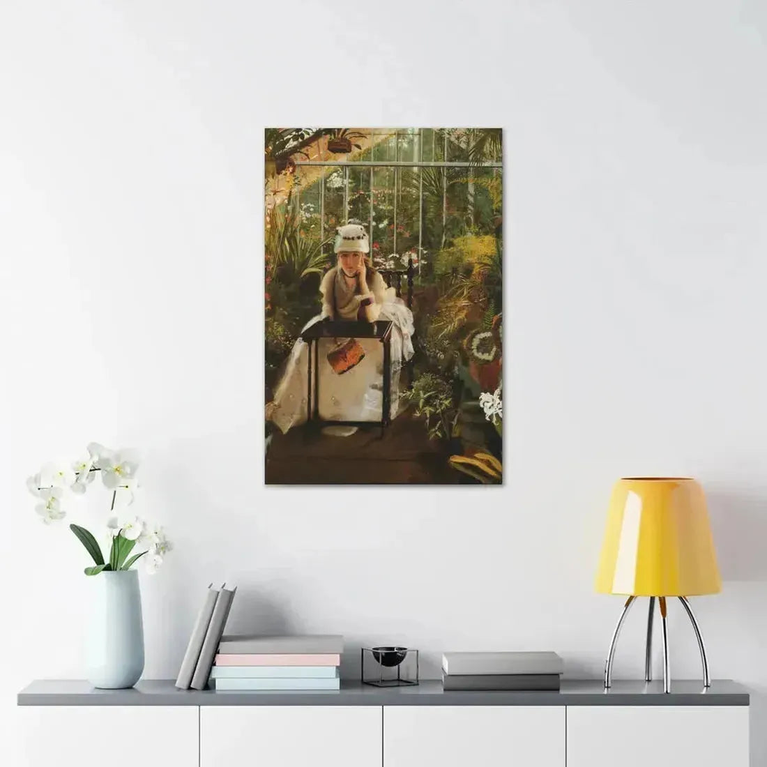 John Atkinson Grimshaw (1836-1893) Il Penseroso - Canvas Wall Art - The Sticker Space