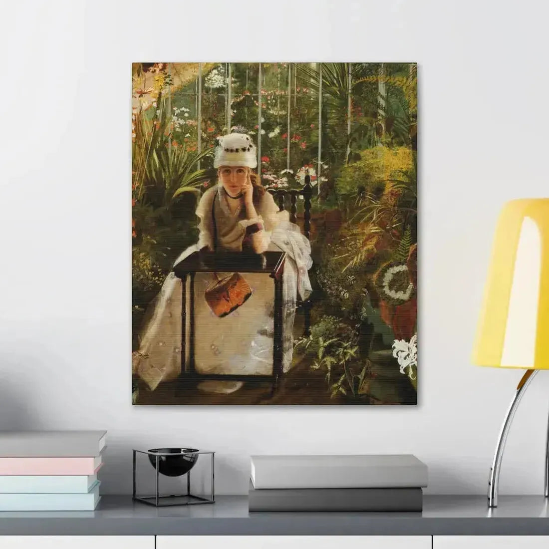 John Atkinson Grimshaw (1836-1893) Il Penseroso - Canvas Wall Art - The Sticker Space