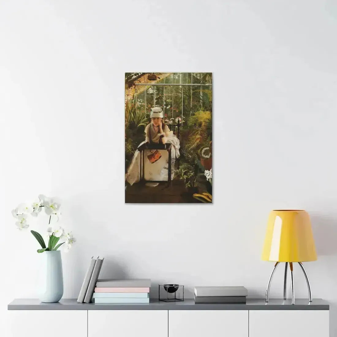 John Atkinson Grimshaw (1836-1893) Il Penseroso - Canvas Wall Art - The Sticker Space