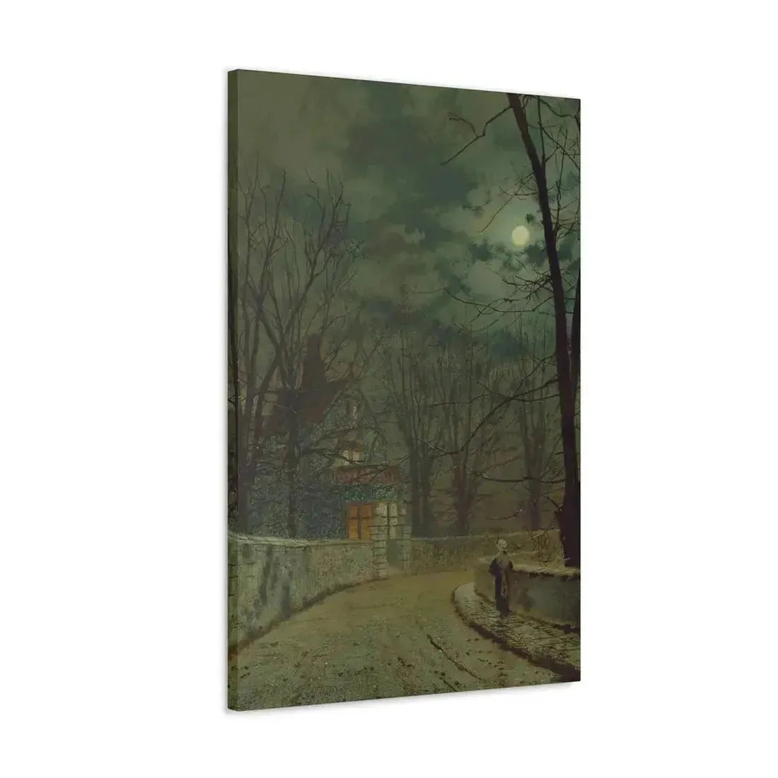 John Atkinson Grimshaw (1836-1893) Lea Hurst, Kent - Canvas Wall Art - The Sticker Space