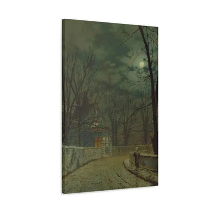 John Atkinson Grimshaw (1836-1893) Lea Hurst, Kent - Canvas Wall Art - The Sticker Space