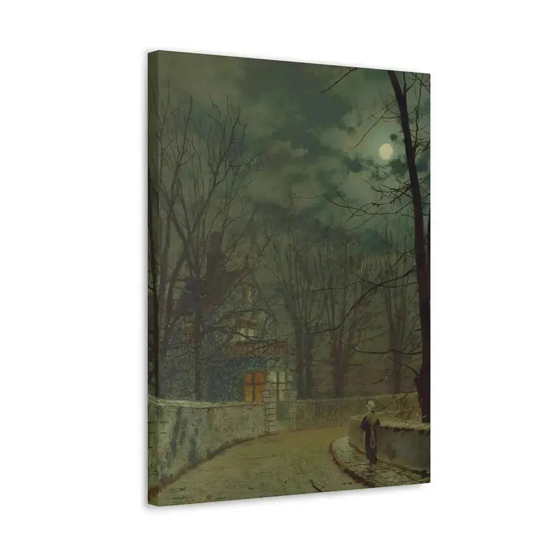 John Atkinson Grimshaw (1836-1893) Lea Hurst, Kent - Canvas Wall Art - The Sticker Space