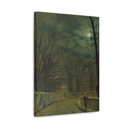 John Atkinson Grimshaw (1836-1893) Lea Hurst, Kent - Canvas Wall Art - The Sticker Space